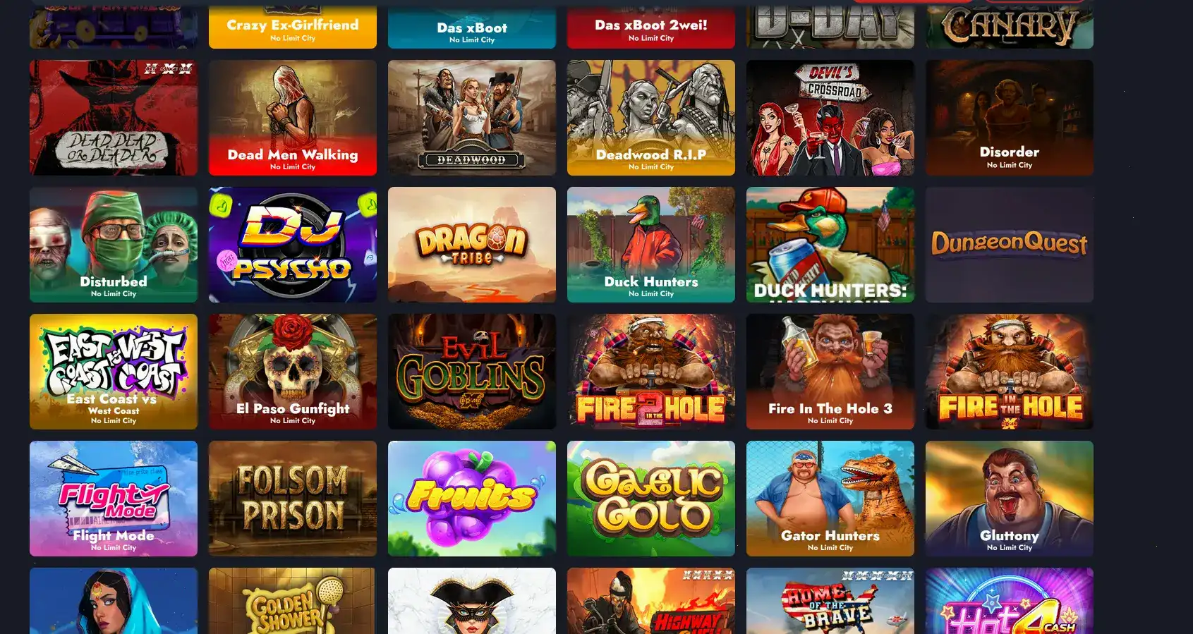 Слоты Cryptoboss casino на экране